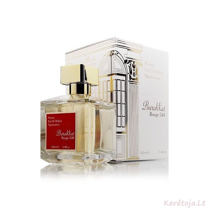 Fragrance World Barakkat Rouge 540, 100ml ‣ Kerėtoja.Lt